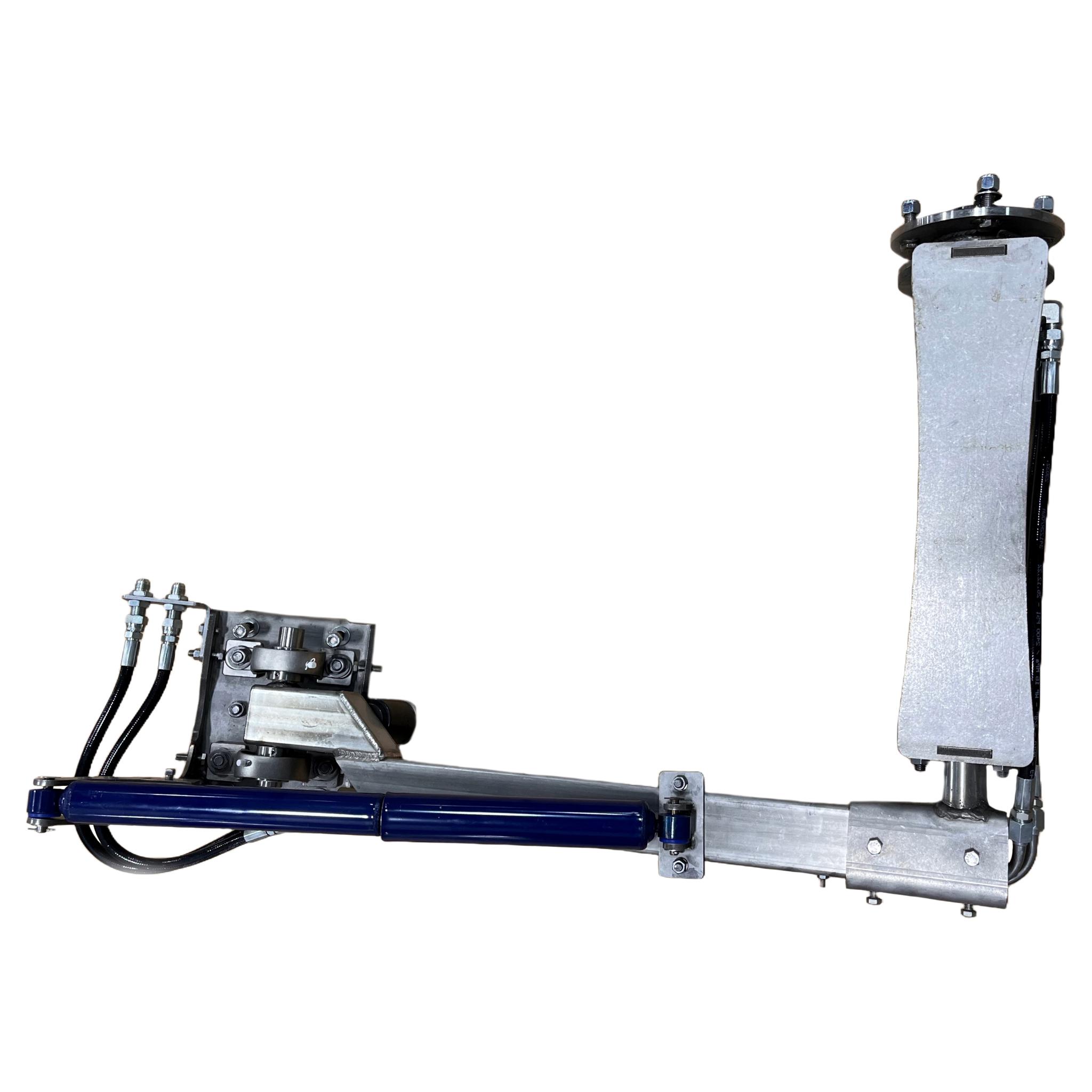side of rocker brush arm assembly